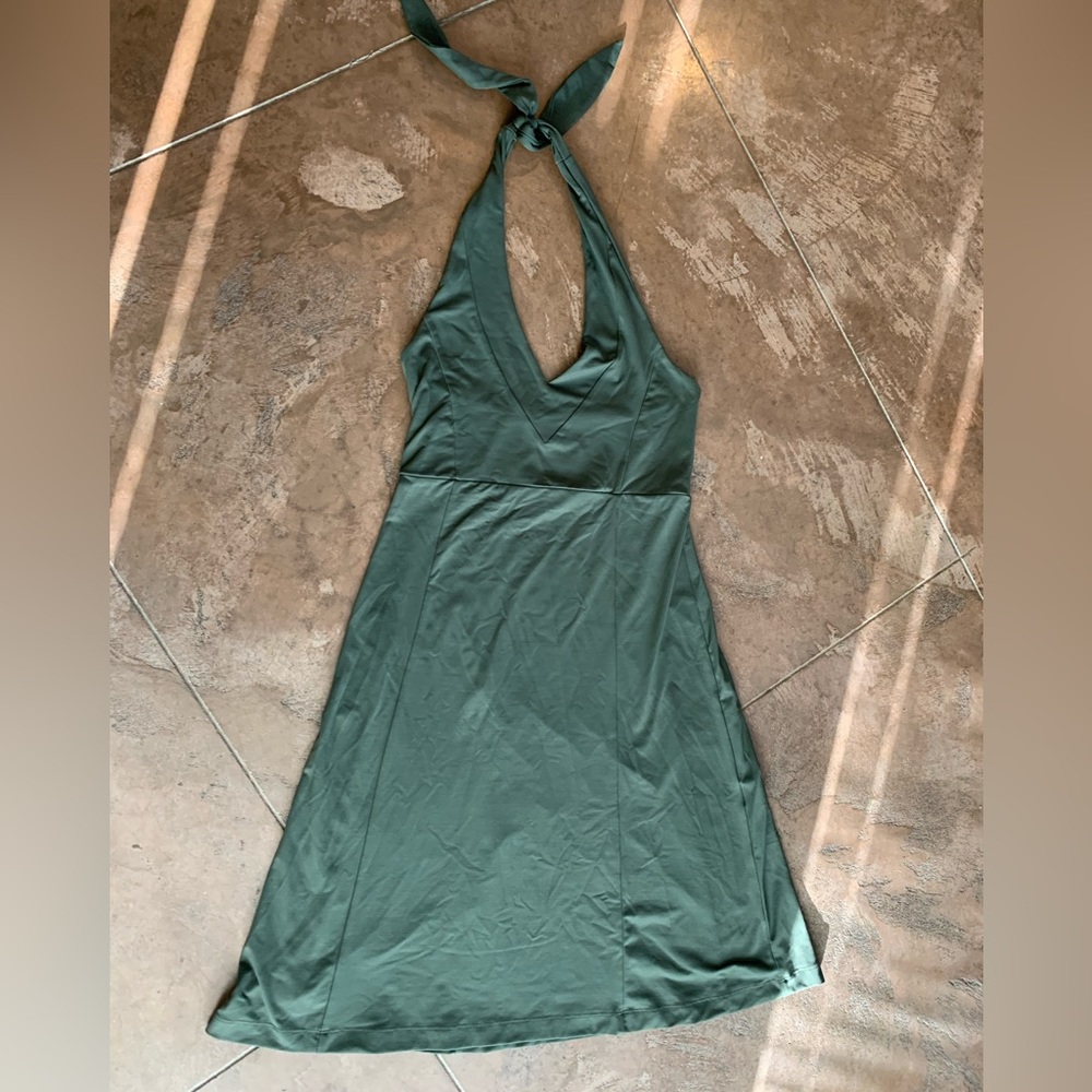 Patagonia Olive Green Halter Dress